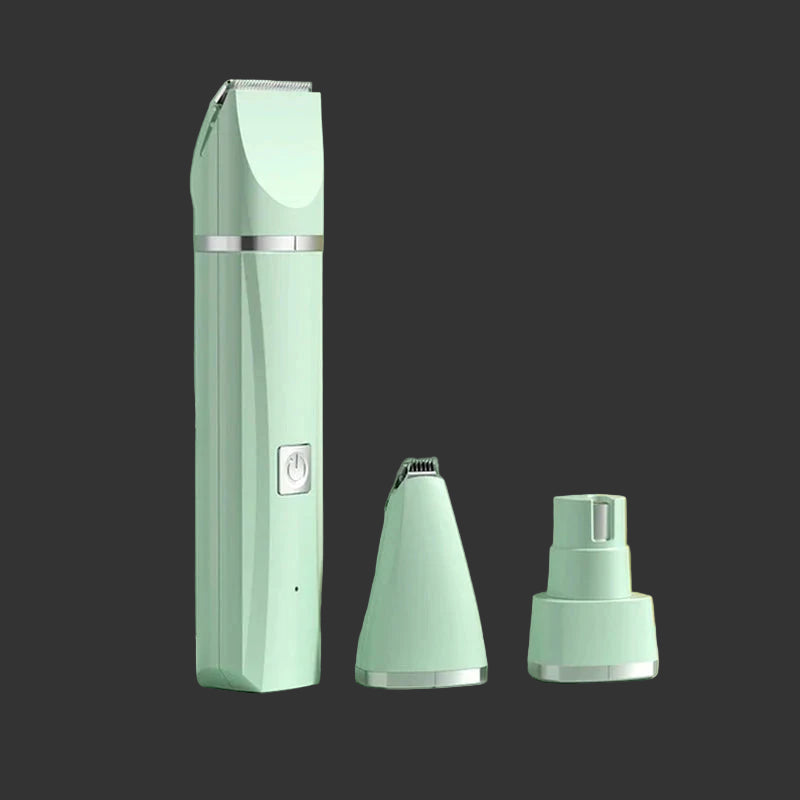 4 in 1 Electric Pet Grooming Kit - Hair Trimmer, Clippers, Nail Grinder for Cats & Dogs